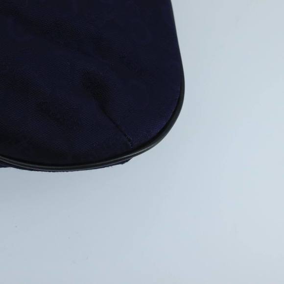 CELINE C Macadam Canvas Noevir Collaboration Hand Bag Navy Auth 98622 - Picture 8 of 16